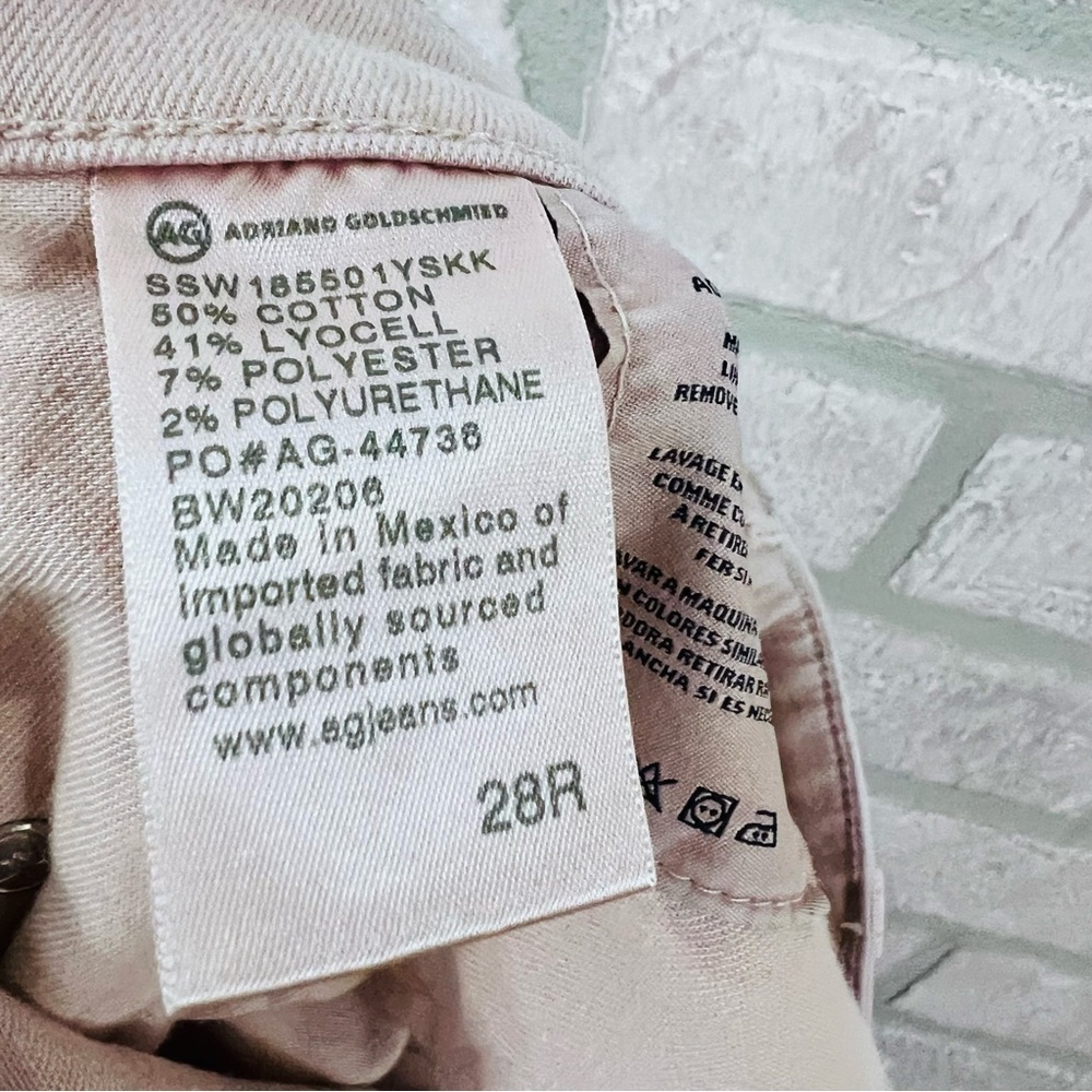 AG The Prima Cigarette Ankle Jeans in Blush Size 28 - Picture 11 of 12